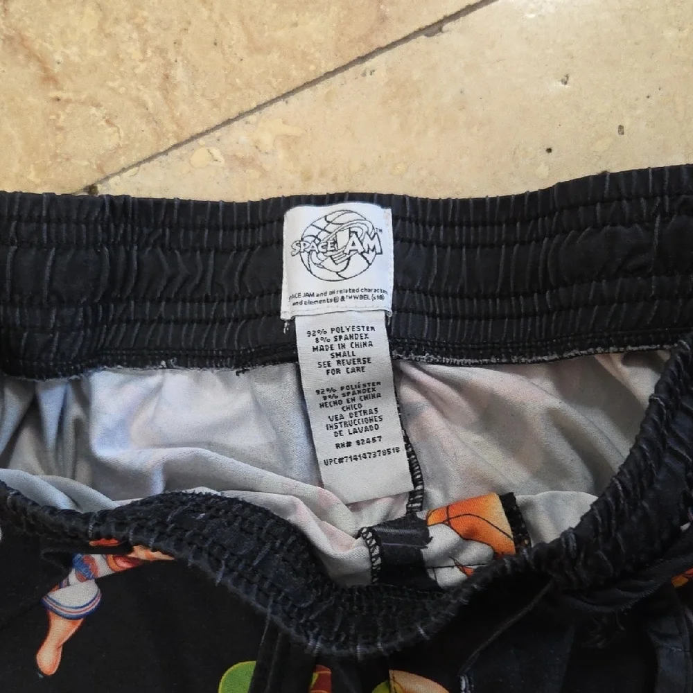 Looney Tunes Black Cartoon Print Kids Shorts